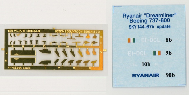 Skyline Models - Boeing 737-800 Ryanair "Dreamliner"