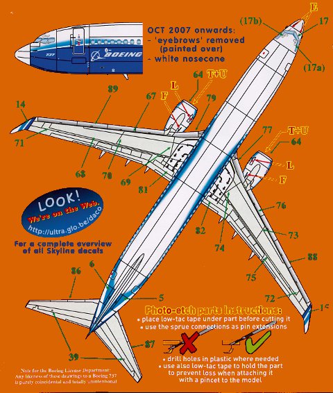 Skyline Models - Boeing 737-800 Ryanair "Dreamliner"