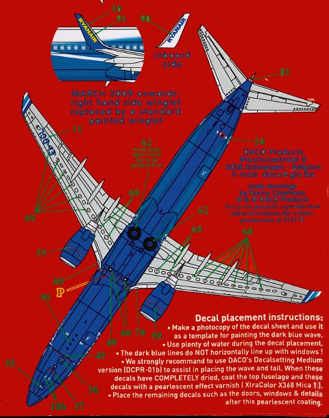 Skyline Models - Boeing 737-800 Ryanair "Dreamliner"