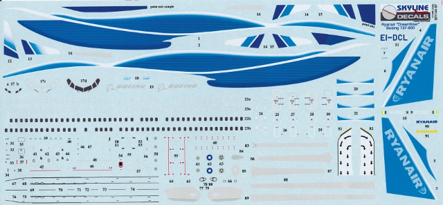 Skyline Models - Boeing 737-800 Ryanair 