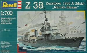 Z 38 Zerstörer 1936 A (Mob) "Narvik-Klasse"