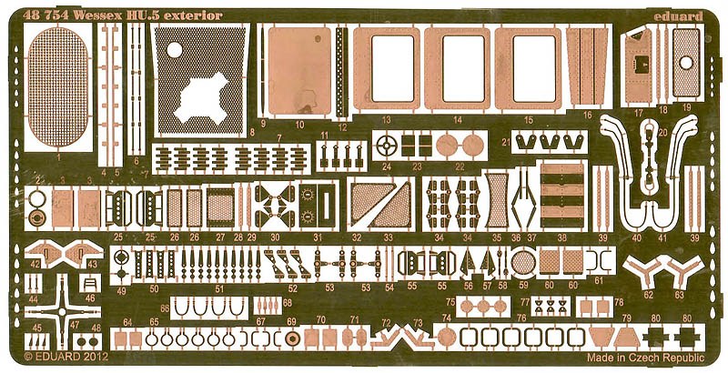 Eduard Ätzteile - Wessex HU.5 Exterior