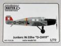 Junkers W 33he D-OHYF von Master-X