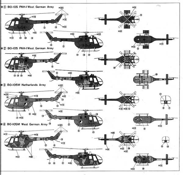 Fujimi - MBB Bo 105 PAH-1/M