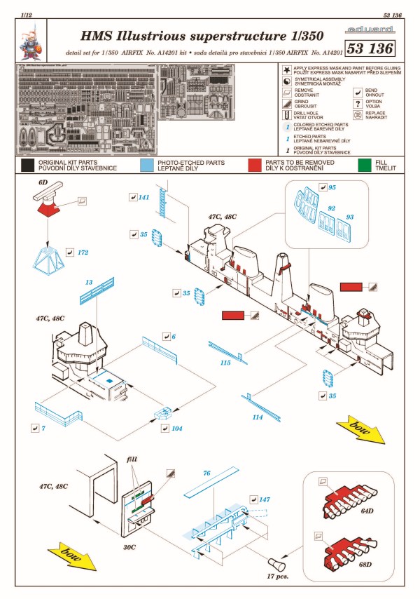 HMS Illustrious superstructure