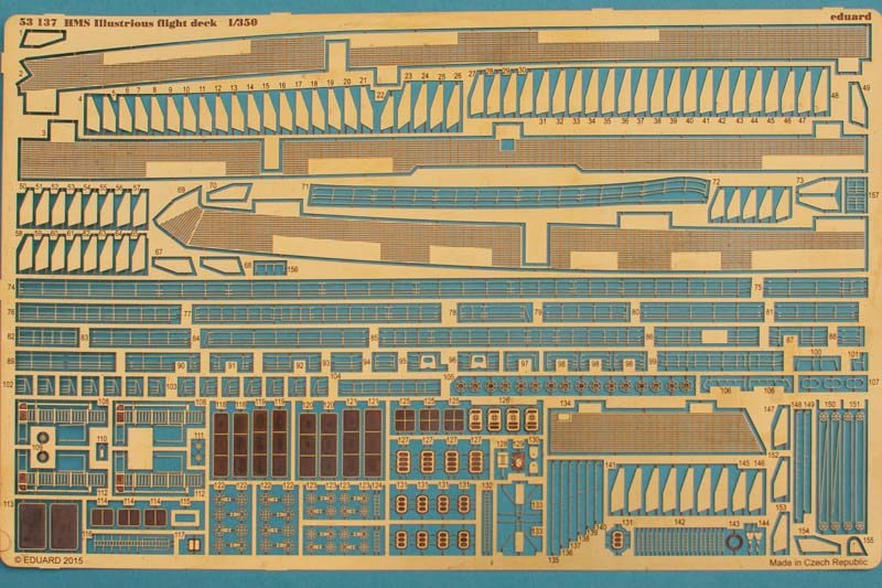 Eduard Ätzteile - HMS Illustrious flight deck