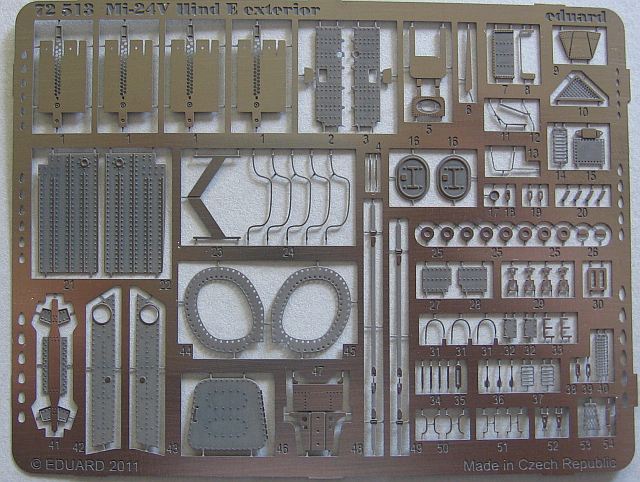 Eduard Ätzteile - Mi-24V Hind E exterior
