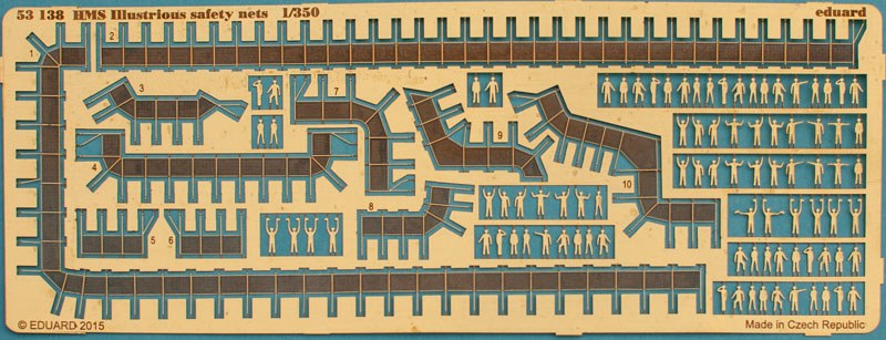 Eduard Ätzteile - HMS Illustrious safety nets