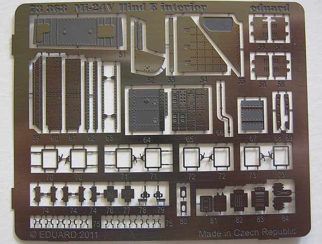Eduard Ätzteile - Mi-24V Hind E interior S.A.