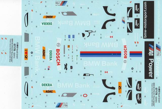 Revell - BMW M3 DTM 2012 "Bruno Spengler"