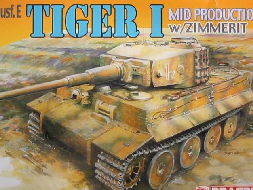 Dragon - Tiger I Mid w/Zimmerit