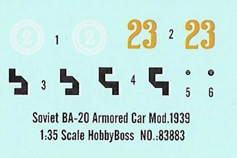 HobbyBoss - Soviet BA-20 Armored Car Mod.1939