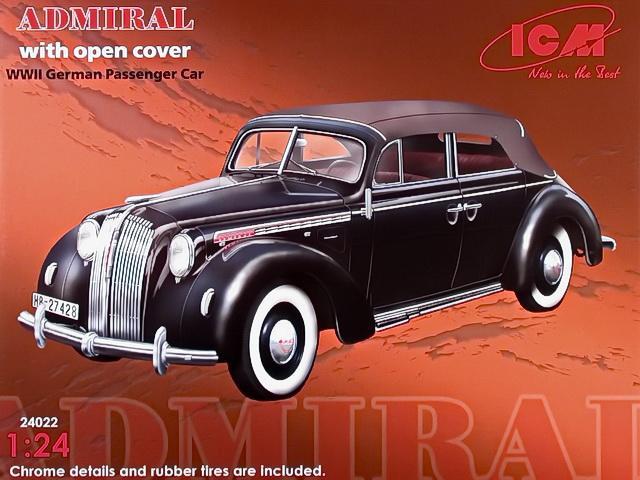 ICM - ADMIRAL with open cover - WWII German Passenger Car