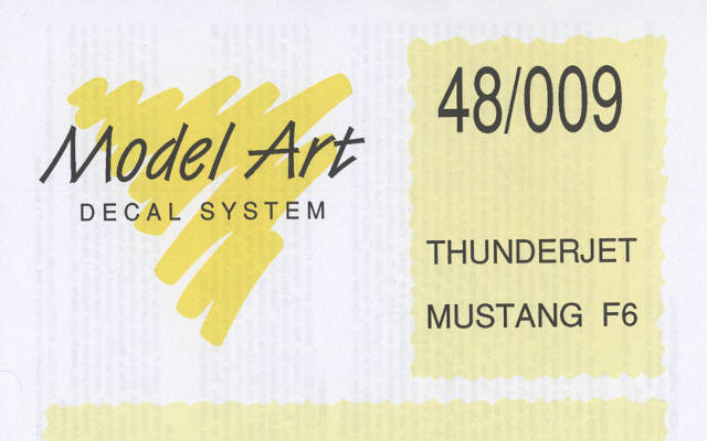 Model Art - N.A. Mustang F.6 & F-84G