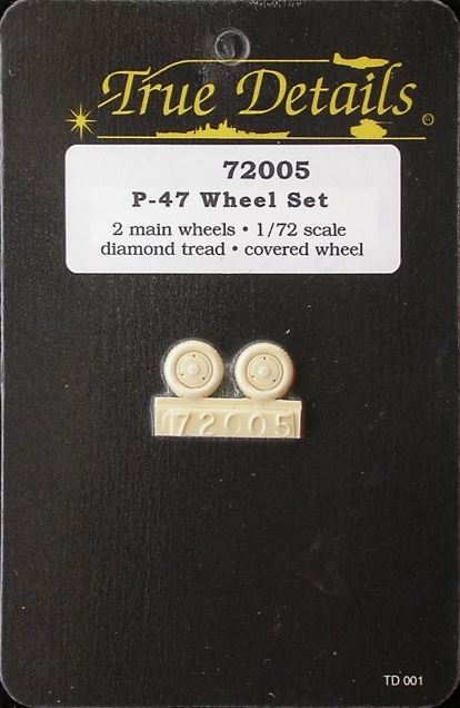 True Details - P-47 Thunderbolt Wheel Set