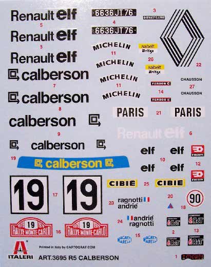 Italeri - Renault 5 Rally