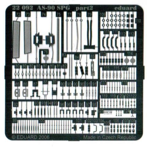 Eduard Ätzteile - AS-90 SPG