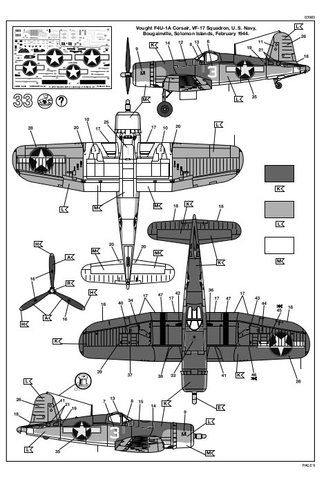 Revell - Vought F4U-1A Corsair