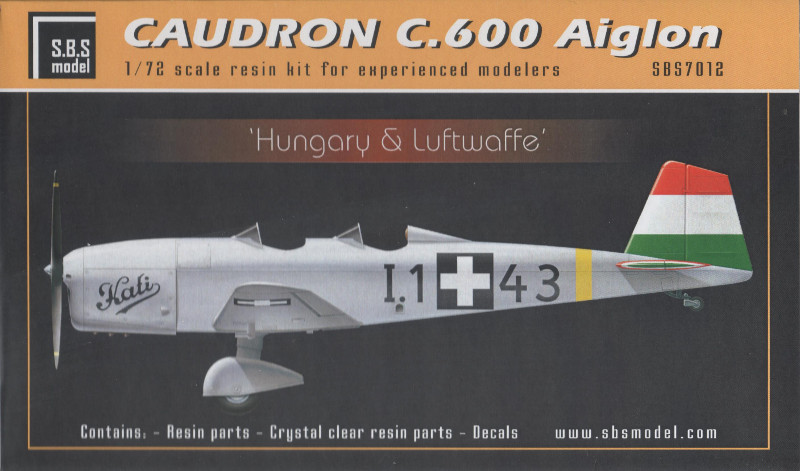 S.B.S Model - Caudron C.600 Aiglon