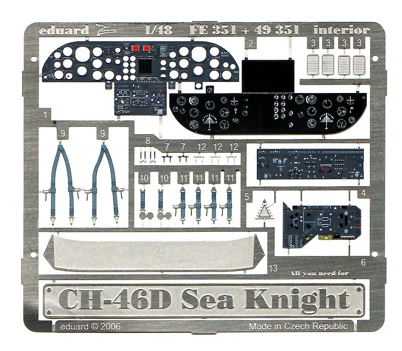 Eduard Ätzteile - CH-46D Sea Knight Interior Zoom