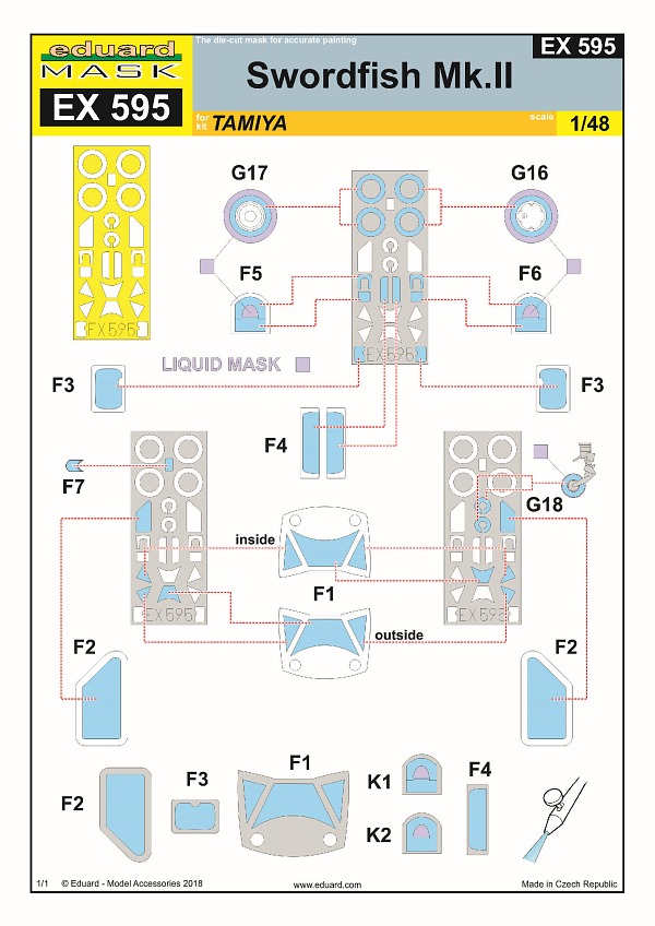 Eduard Mask - Swordfish Mk.II