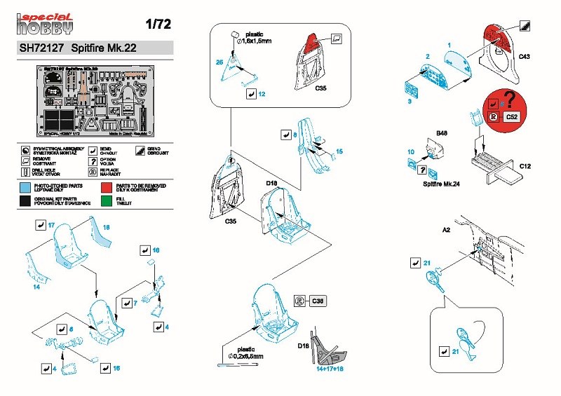 Special Hobby - Supermarine Spitfire F Mk.22 "Hi-Tech"