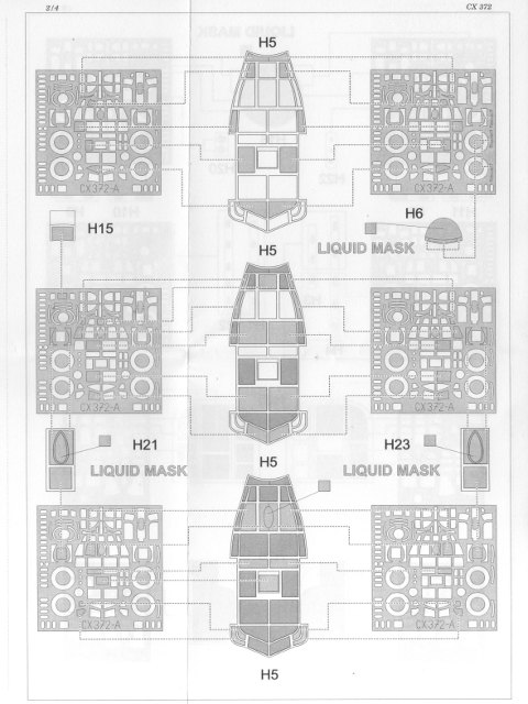 Eduard Mask - Lancaster B Mk.II Mask