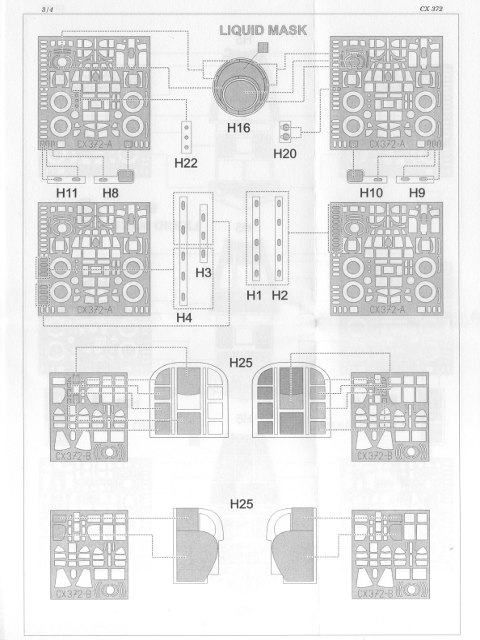 Eduard Mask - Lancaster B Mk.II Mask