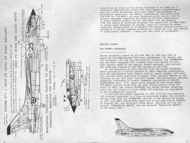 Carpena - Vought F-8E (FN)  Crusader 1964-1988