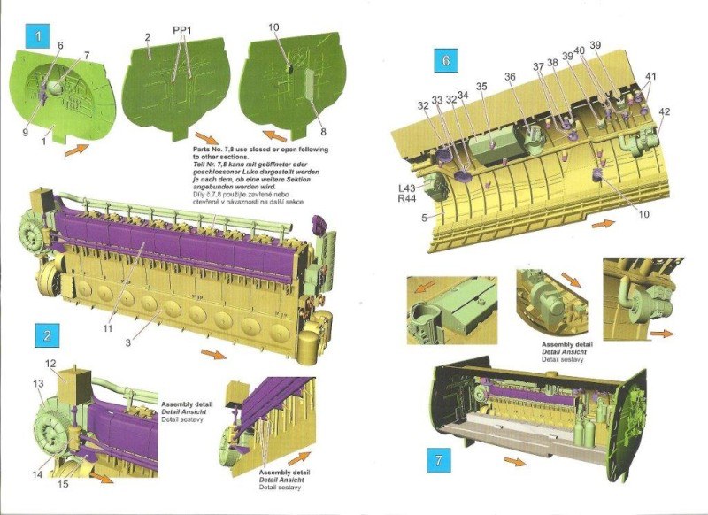 CMK - U-Boot typ IXC Diesel Engine Section