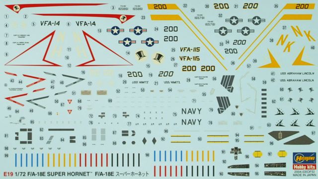 Hasegawa - F/A-18E Super Hornet