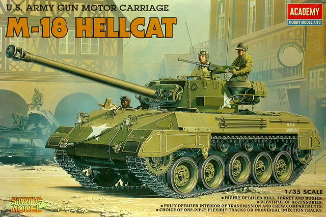 Academy - M-18 HELLCAT / U.S. Army Gun Motor Carriage