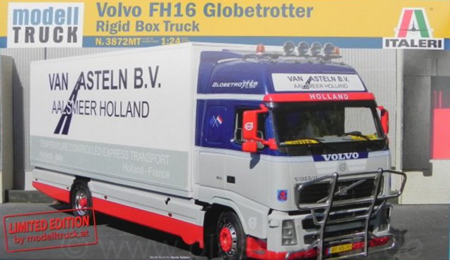 Italeri - Volvo FH16 Globetrotter Rigid Box Truck