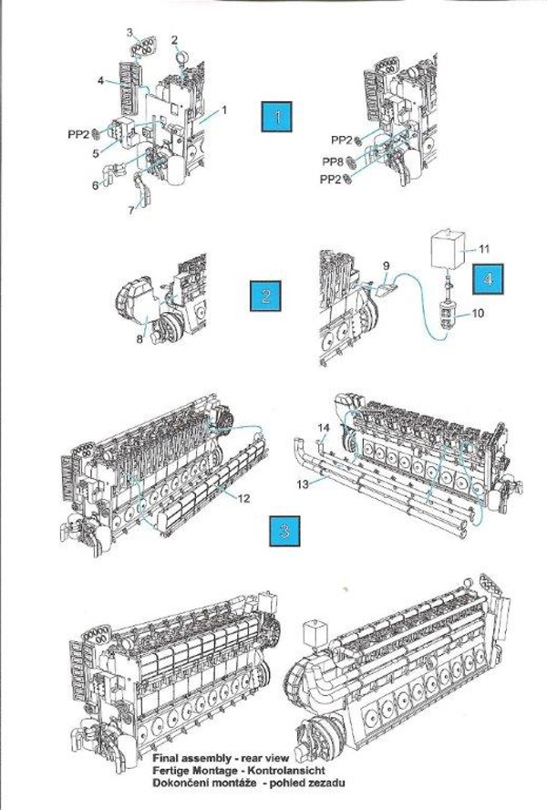 CMK - U-Boot typ IXC Diesel Engine MAN M9V46