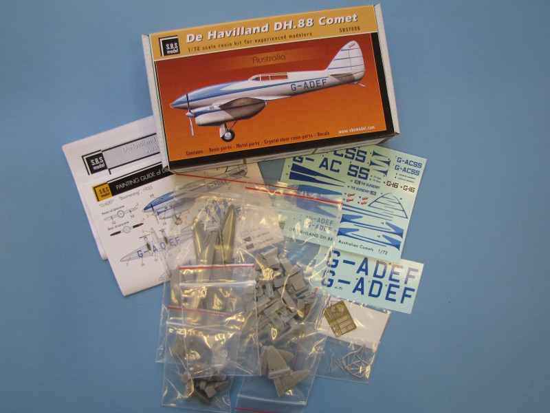 S.B.S Model - De Havilland DH.88 Comet Australia