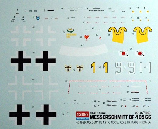 Academy - Messerschmitt BF-109 G6