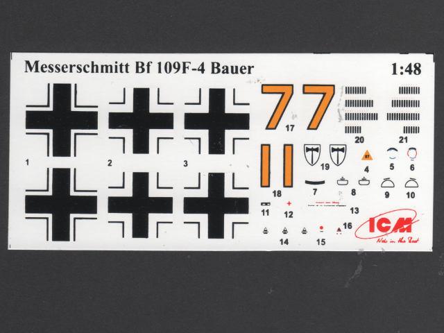 ICM - Bf 109F-4 with German Luftwaffe Personnel