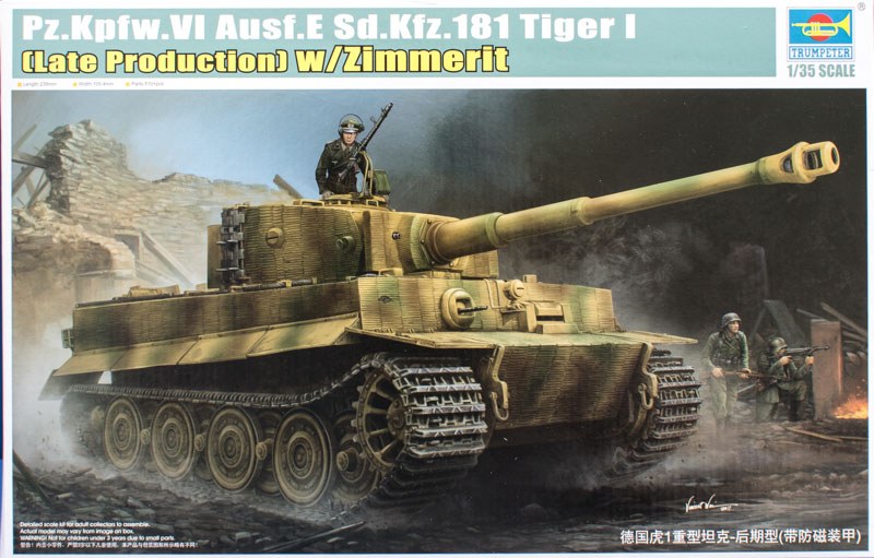 Trumpeter - Pz.Kpfw.VI Ausf.E Sd.Kfz.181 Tiger I /w Zimmerit