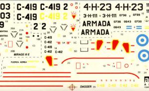 : Mirage III, Dagger / Finger, Alouette III