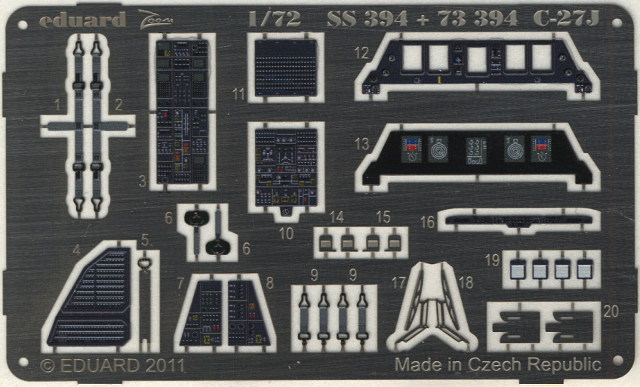 Eduard Ätzteile - C-27J S.A. Zoom