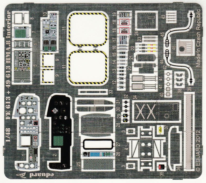 Eduard Ätzteile - Lynx HMA.8 Interior S.A.