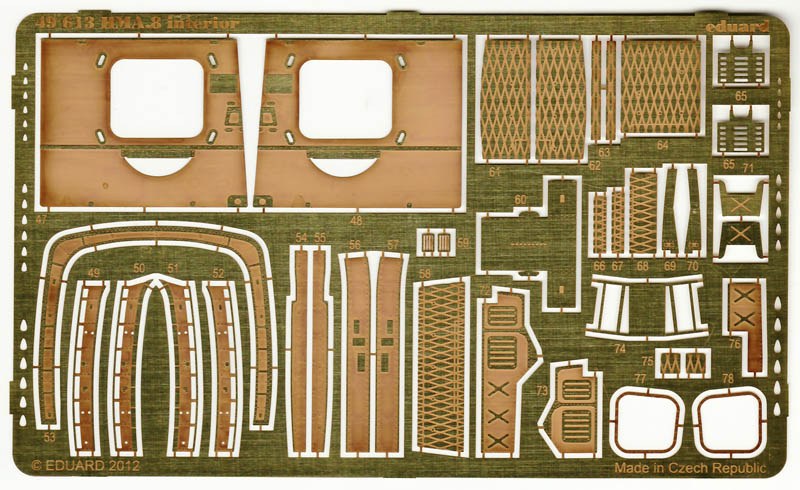 Eduard Ätzteile - Lynx HMA.8 Interior S.A.