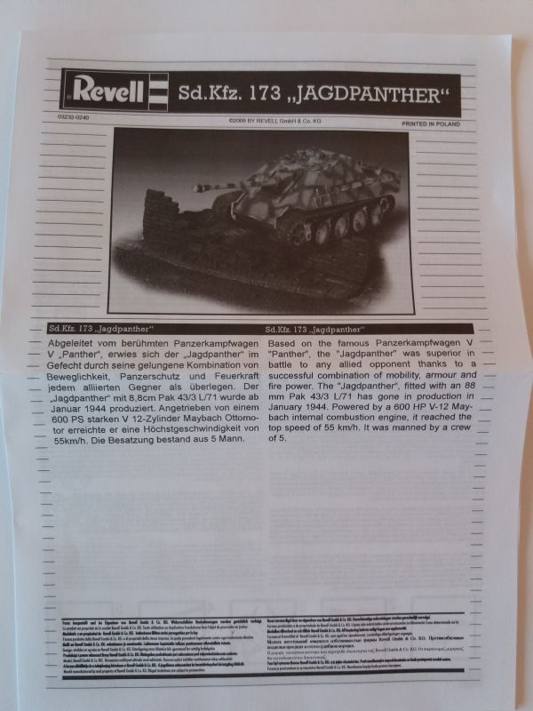 Revell - Sd.Kfz. 173 Jagdpanther