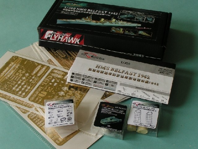 FlyHawk - HMS Belfast 1942 Super Detail Set