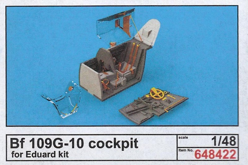 Eduard Brassin - Bf 109G-10 cockpit