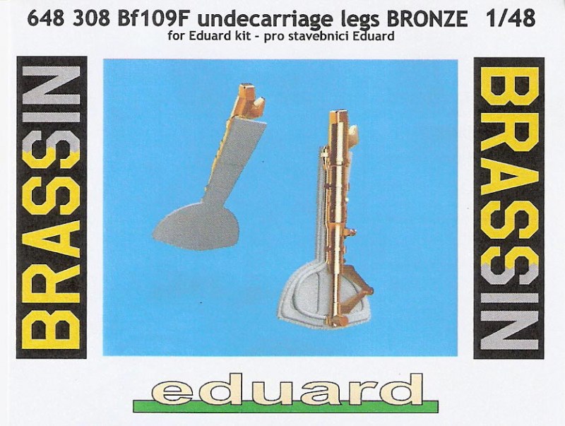 Eduard Brassin - Bf 109F undercarriage legs BRONZE