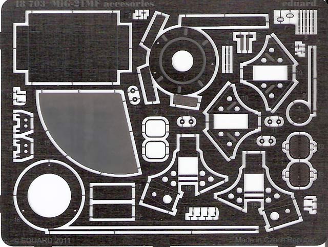 Eduard Ätzteile - MiG-21MF accessories