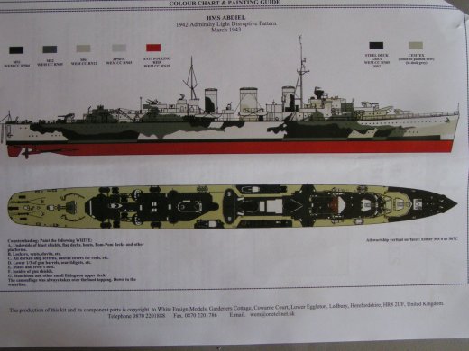 White Ensign Models - H.M.S. Abdiel