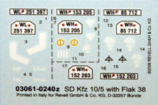 Revell - Sd.Kfz.10/5 & 2-cm Flak 38