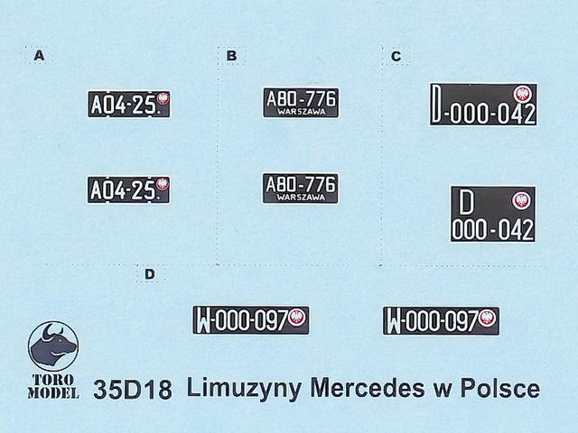 Decalbogen zur Dekoration von 4 verschiedenen Fahrzeugen